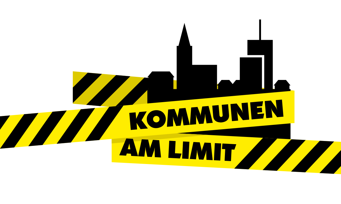 Bild mit Silhouette Kommunen am Limit