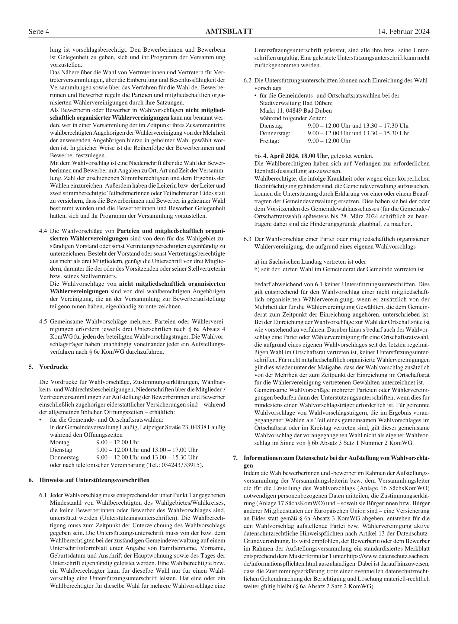 Amtsblatt Nr. 02/2024 vom 14.02.2024 Seite 2